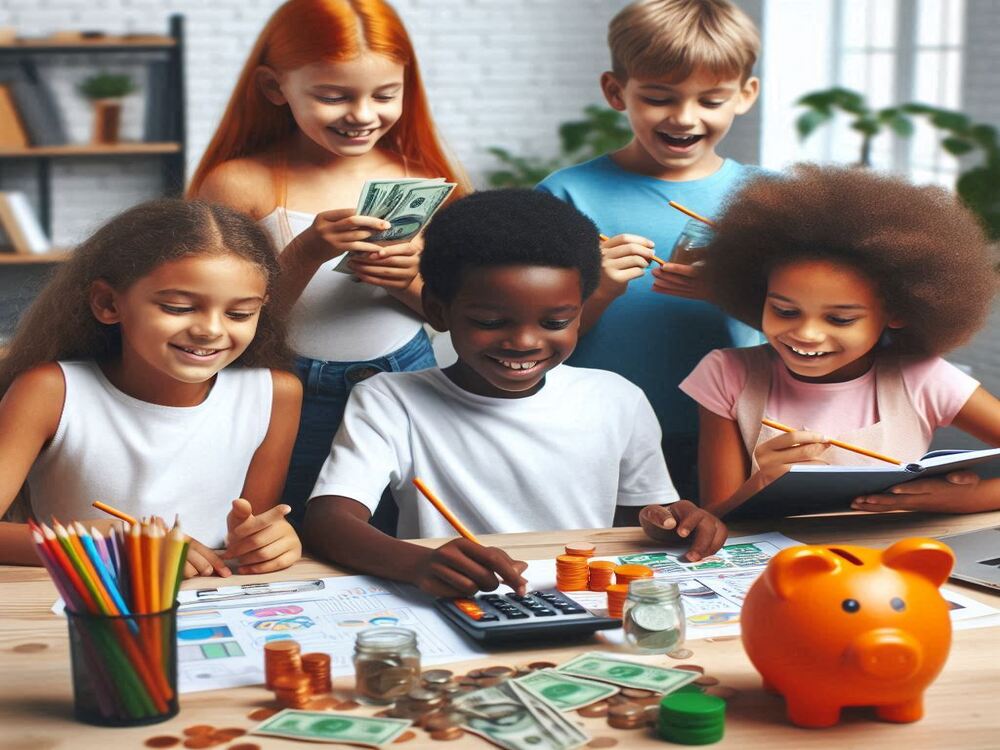 Dia das crianças com educação financeira.
